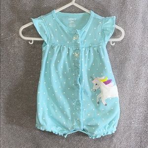 BabyGirl unicorn onesie